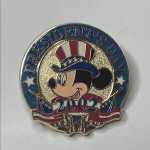 Disney’s 12 Months of Magic 2002 Mickey Mouse President's Day Pin